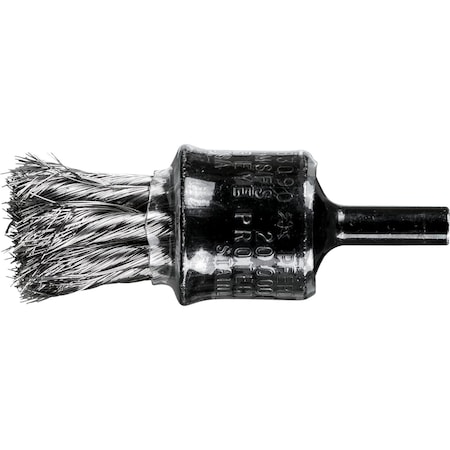 Pferd End Coat Cup Knot, .006SS Wire, 3/4 83178